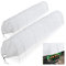 Relaxdays Plantas en Juego de 2 Unidades Pack 2 Invernaderos Túnel con Arcos, Protección para Huertos, 3,4 m Largo, contra Parásitos y Pájaros, Blanco, Hierro, 50 x 63 x 275 cm