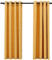 vidaXL 2X Vorhang Verdunkelung mit Ösen Leinenoptik Verdunkelungsvorhang Kräuselband Thermo Gardine Blickdicht Vorhänge Gelb 140x175cm