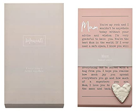 Mum Sentimental Moments Message Plaque Freestanding Or Hanging Gift MO108 MO108