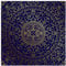 Tischsets für Esstisch, waschbare Tischsets 4er Set,Ethnische orientalische Blaue Goldhippie Mandala