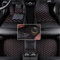 Nsgdda Nach Maß Auto Fußmatten Auto Matte Anpassbare 98% Auto Modell PU Leder voller bedeckter Schutz Advanced Performance Liners (Schwarz Rot)
