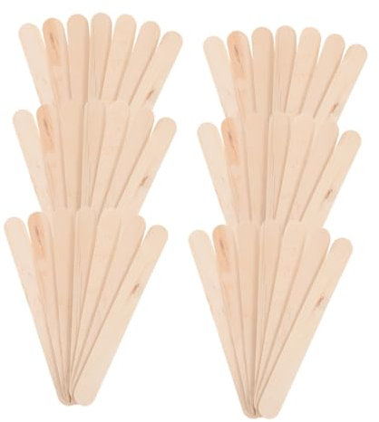 TOPPERFUN 10 Packungen Farbe Am Stiel Eisstangen Eisstock Mini- Am Stiel Cakesicle-formstab Eisstiel Zum Basteln Zungenspatel Zum Basteln Holz Kind Hölzern Rührstab