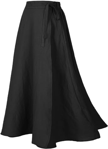Mingyuezai Damen Mingyuezai Womens Linen Maxi Skirt Rock (0er Pack)