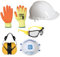 Everyday Safety PPE Workwear Kit - Safety Gloves, Helmet, Spectacles, Respirator & Ear Protectors