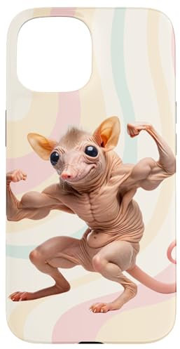 Skyvov iPhone 15 Funny Animal Phone Case - Transparent - Shock-Absorbent - Protective Case