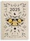 matabooks – Nachhaltiger A6 Kalender/Jahresplaner/Organizer/Terminkalender aus Graspapier – Samaya 2025 Farbe: Lunar Gold (DE/EN)