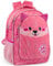 Julian Ross Schulrucksack Mädchen 43×33×15 cm – Plüsch Design „So Foxy“ mit 3D-Fuchs, ergonomisch, gepolsterte Träger, verstärkter Boden – Grundschule Klasse 1–4 – mit Trolley-Schlaufe – Fanartikel
