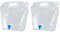WHAMVOX 2st 10l Faltbare Wasser Tasche Faltbarer Wasserbeutel Wasserbehälter Im Freien Camping-wassersack Faltbare Wassertasche Faltbarer Wasserbehälter Das Haustier Transparent