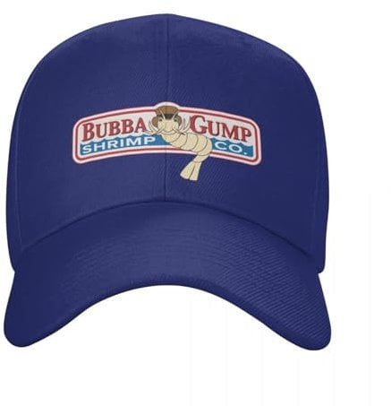 AIETPOIJ Basecap Bubba Gump Shrimp Logo Grafik Baseball Cap Wild Ball Hat Anime Hat Hüte für Frauen Männer