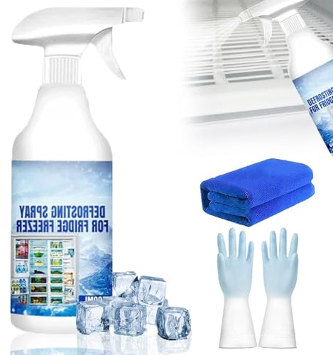 Defrosting Spray for Fridge Freezer, Leistungsstarkes Abtauspray für Kühl- und Gefriergeräte, Kühl-/Gefrierschrank-Abtauspray, Refrigerator Defrosting Deicer (1pcs)