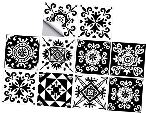 OSALADI 20stücke Fliesenaufkleber Diy-fliesenaufkleber Fliesenornament Wasserfester Aufkleber Für Bad Küche Einfach Anbringbar Als Einweihungsgeschenk