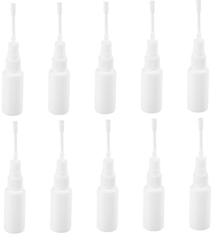 GOOHOCHY Packung 30ml Nasenspray Flasche Nachfüllbar Hdpe, Sprühgerät