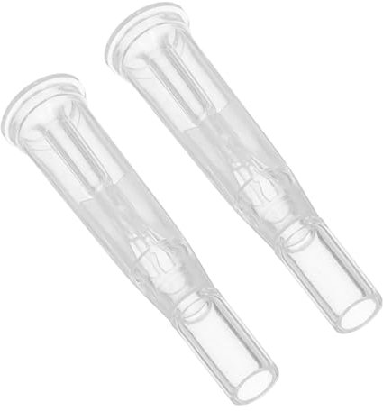 TOYANDONA 2 Stücke Brunnen Düse Fisch Tank Schläuche Airline Schläuche Anschlüsse Garten Schlauch Düse Transparent Abs