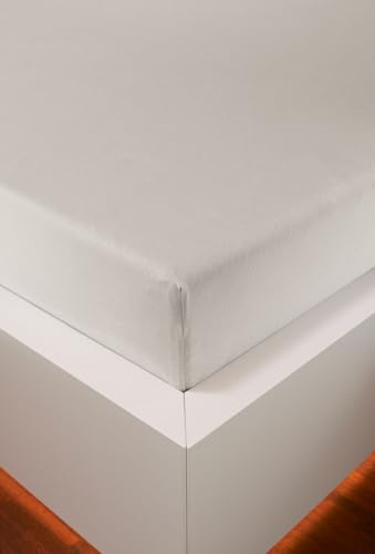 HEFEL Edel-Jersey Spannleintuch, Spannbetttuch– 16 Farben – Tencel™ & Baumwolle – 3 Größen (Champagner, 140–160 x 200–220 cm)