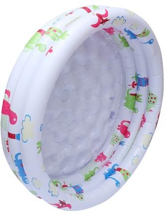 Homoyoyo Inflatable Pool Pump for Boys and Girls round Inflatable Pool for Home Backyard Boys and Girls