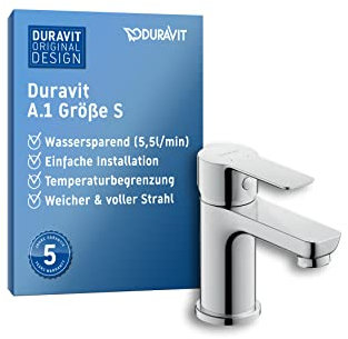 Duravit A11010 A.1 Washbasin Mixer tap, Chrome, S