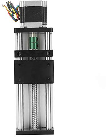 400 mm Führungsschiene,Kugelumlaufspindelantrieb,Linearschienenführungstisch CNC-Drehmaschinen Fräsmaschinen Gleitschiene,Aluminium-Legierung Tisch Doppelwellen-Kugelumlaufsp Linearschlitten(1204)