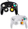 TechKen Controller für Gamecube Wii Wired Game Controller Joypad Dual Vibration NGC Gamepad Game Cube Original Controller für Gamecube GC Spiele (Black&White)