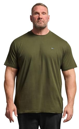 BadRhino Big & Tall Khaki Core T-Shirt - Men's - Plus Size Curve