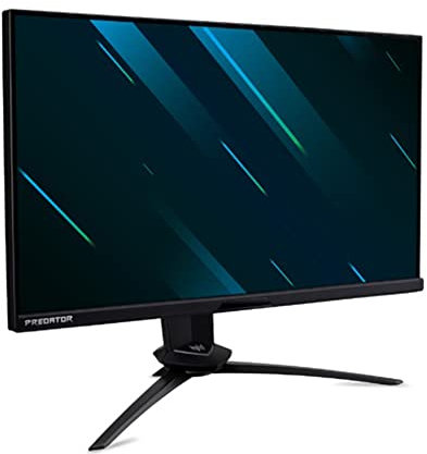 Acer Predator X25 Gaming Monitor 24,5 Zoll (62 cm Bildschirm) Full HD, 360Hz DP, 240Hz HDMI, 1ms (G2G), 2xHDMI 2.0, DP 1.4, höhenverstellbar, drehbar, GSync, HDMI VRR, NVIDIA Reflex, ULMB, Schwarz