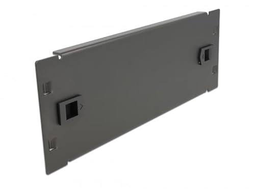 Delock 10″ Netzwerkschrank Blindabdeckung werkzeugfrei 2 HE schwarz