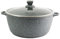 Priceless Homeware Stock Pot Induction Non-Stick Cooking Pots with Tempered Glass Lid Stockpots Cookware Casserole Pot Aluminium Pots for Cooking Stew pots (Grey, 32cm)