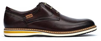 Pikolinos Zapatos Cordones en Cuero Avila para Caballero Color Olmo
