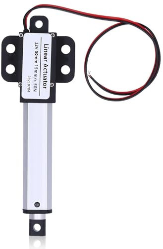 Actionneur linéaire 50mm, interrupteur de fin de course interne de moteur d'actionneur linéaire électrique 12v DC Mini pour l'industrie automobile(50mm-15mm/s-50N)