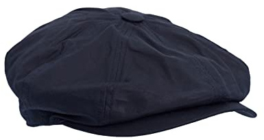 WALKER AND HAWKES - Danesford - Unisex Bakerboy Schiebermütze gewachst aus 8 Teilen - Country-Stil