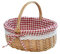 YARNOW Runder Esstisch Geflochtener Weidenkorb Kinder Süßigkeiten Innenkorb Aus Aufbewahrungskorb Für Decken Vintage Wohnkultur Dessertkorb Mini Klein Bambus Rot Fräulein Korb Aus Rattan