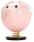 iSpchen Auto Wackelfigur niedliches Tier Wackelkopf Spielzeug Ornament Auto Armaturenbrett Dekoration Ornament Wackelfiguren Auto Innenraum Dekoration Zubehör,Schwein