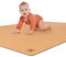 Famifidus Krabbelmatte Baby schadstofffrei - Kinder Spielmatte aus Kork & Naturkautschuk - 120 x 120 cm - Bodenmatte mit 4,5mm Stärke ideal als Spielunterlage, Spiel und Krabbelunterlage