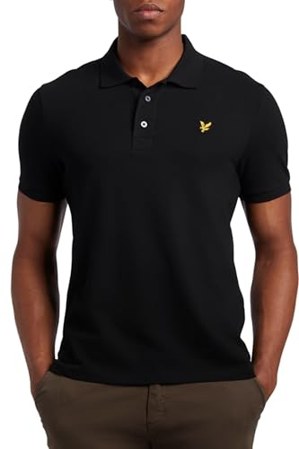 Lyle & Scott SS Polo Shirts Plain Polo Shirt Z865 Jet Black, 1XL
