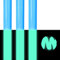 Puff HTV Heat Transfer Vinyl Blue, Glow in Dark HTV Vinyl Puff 3D, Luminous Neon Blue Iron on Vinyl, Flocking Blue Heat Transfer Vinyl Bundle 3 Sheets 25X30.5cm