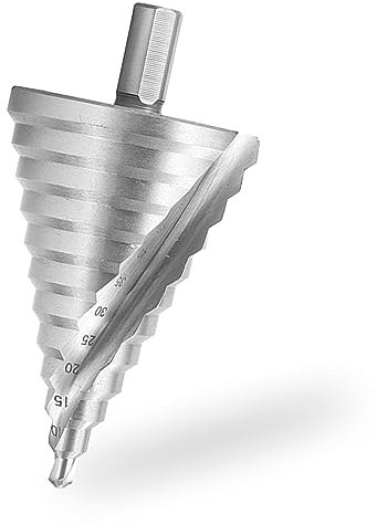 GothicBride Broca Escalonada 6-60 mm HSS Broca Conica brocas escalonadas para Madera, Plástico, Metal Blando