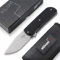 BÖKER PLUS® Urban Trapper Stubby - kleines Flipper Messer mit kugelgelagerter Droppoint Klinge - kompaktes Linerlock Taschen-Messer - Gentleman Folder mit G10 Griff - EDC Klappmesser mit Clip & Etui