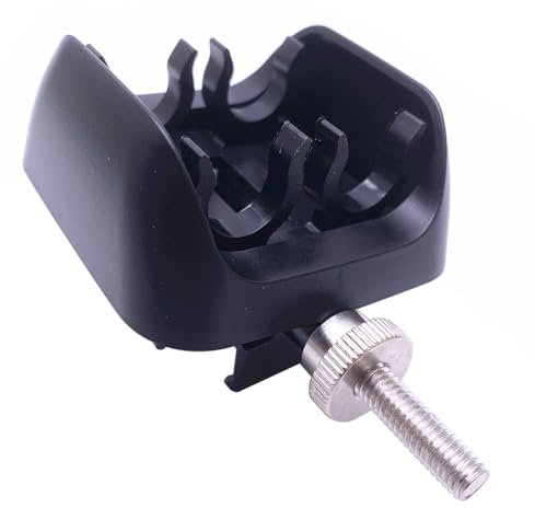 TUOREN 1 x Trommelstock-Clip-Halter zur Befestigung an Bassdrum Hoop Felgenhalterung (schwarz)