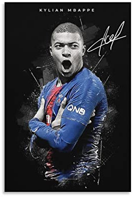 fhzang Kylian Mbappe Poster, ungerahmt, 40 x 60 cm