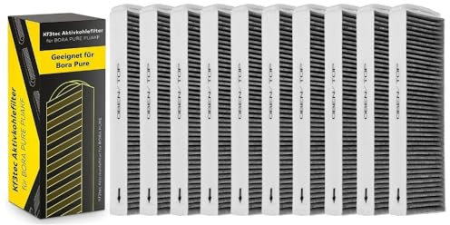 KF3TEC® Aktivkohlefilter (10 Filter) für Bora Pure PUAKF, für Ihr Umluftkochfeld PURU oder PUXU - 10er PACK