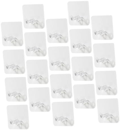 Veemoon 20pcs Power Plug Hook Creative Wall Hooks Wall Mounted Hooks Phone Plug Wall Adhesive Hook Cupcake Corer Plunger Grocery Storage Hook Plug Hangers Plastic Multifunction Bracket