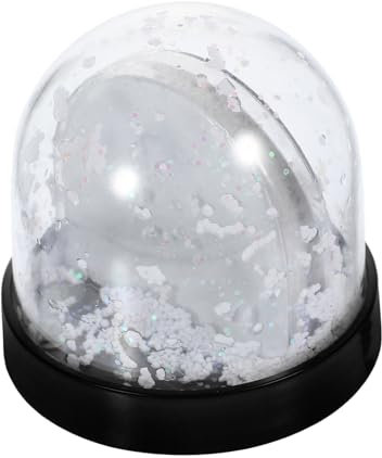 IMIKEYA 4stücke Sublimation Schneekugel Mit Foto Handwerk Leere Schneekugel Für Persönliche Erinnerungen Für Geburtstage Feiertage Und Besondere Anlässe