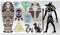 BEUNITONE Metallschablone Mit Ägyptischem Symbol Zum Malen Ägyptischer Texte Tier Hieroglyphen Schablonen Ägyptische Pyramiden Malschablone Ägyptisches Kamel Vorlagenset Für DIY Papierkunst Dekor