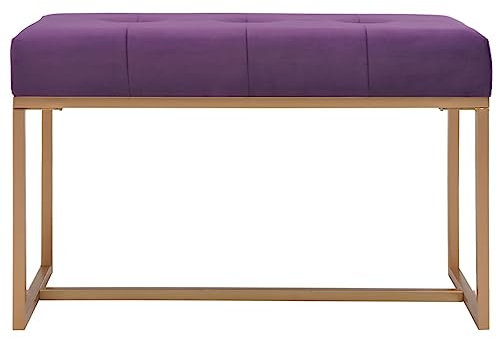 Bank 80 cm Lila Samt,247557