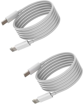 Cable USB C a Lightning para iPhone (2 paquetes)cable 2 metros cargador cargador cargador 20W carga rápida adaptador tipo C accesorios iPad MacBook alimentador cargador coche para Apple MFI