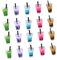 NESTINGHO 20st Stereo-schmuckzubehör Bubble Tea Ohrringe Neuheit Baumelnde Ohrringe Früchtetee Ohrringe Bubble-tea-anhänger Teeflasche Schmuckanhänger Lustige Ohrhänger Milchtee Ohrringe