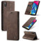 Cracedily Handyhülle für Galaxy A10 / Galaxy M10 Hülle, Klapphülle Premium Lederhülle Klappbar Flip Case Tasche Magnet Kartenfach Standfunktion Klapphülle Schutzhülle für Samsung Galaxy A10, Kaffee