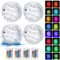 4 Pcs Lampe Piscine, Lumières Led Submersible, Éclairage Piscine, Led Submersible Éclairage Submersible Multi-Couleur, Ip68 Éclairage Etanche Lampes, Pour Piscine, Aquarium, Base De Vase, Étang, Fête
