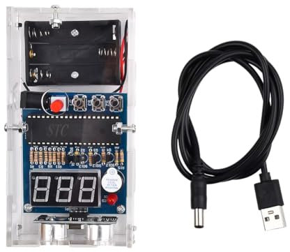 Uxsjakjsd 51 ein-Chip-Mikrocomputer-Ultraschall-Entfernungsmesser/Rückfahrradar-Alarm -SR04 Ultraschall-Entfernungsmesser DIY-Kit