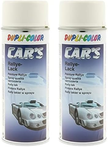 DUPLI-COLOR 652233 CAR´S weiß seidenmatt 400 ml (Packung mit 2)