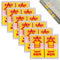 300Pcs Sign Here Index Tabs Stickers 50/Dispenser for Document Notebook Notarization Classify File 1inch Yellow Translucent Small Message Flags Arrow Sticky Page Marker for Office School Home Supplies